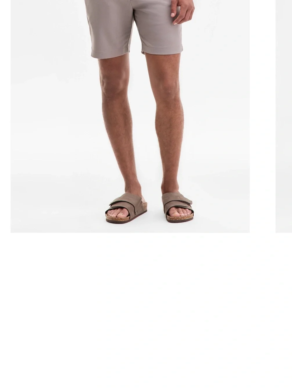 Alfani Men's Taupe Double-Strap Slide Sandals